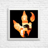 Velociraptor Footprint - Posters & Prints