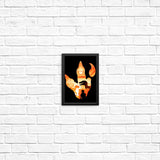 Velociraptor Footprint - Posters & Prints