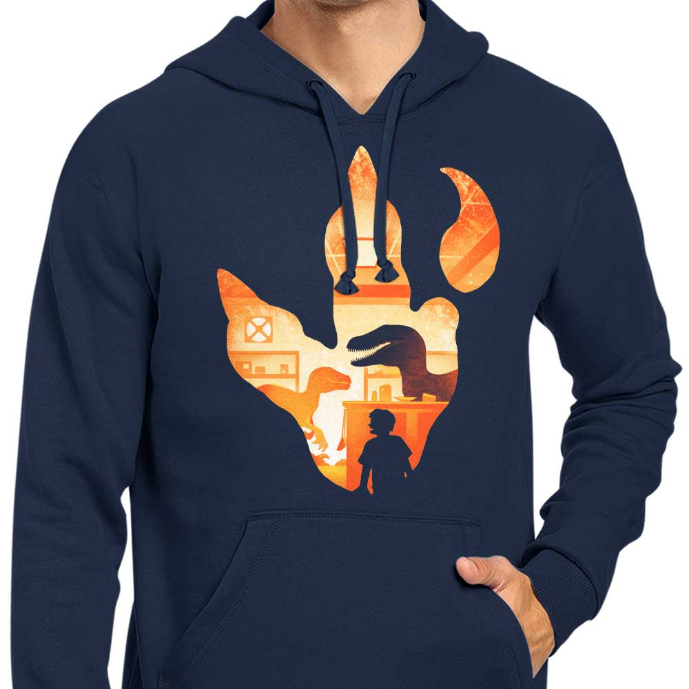 Velociraptor Footprint - Hoodie