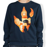 Velociraptor Footprint - Sweatshirt