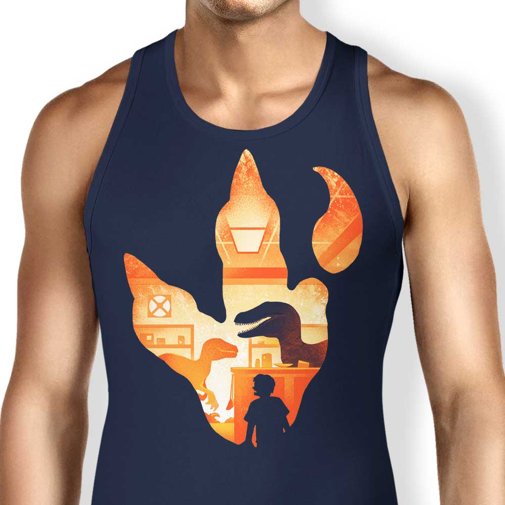 Velociraptor Footprint - Tank Top