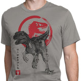 Velociraptor Sumi-e - Men's Apparel