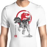 Velociraptor Sumi-e - Men's Apparel