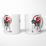 Velociraptor Sumi-e - Mug