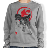 Velociraptor Sumi-e - Sweatshirt