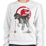 Velociraptor Sumi-e - Sweatshirt