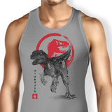 Velociraptor Sumi-e - Tank Top