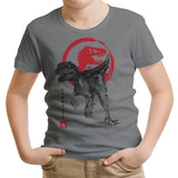 Velociraptor Sumi-e - Youth Apparel