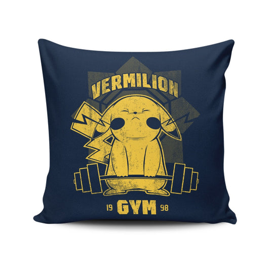 Vermillion Gym - Throw Pillow