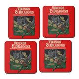 Vikings and Dragons - Coasters
