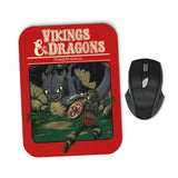 Vikings and Dragons - Mousepad