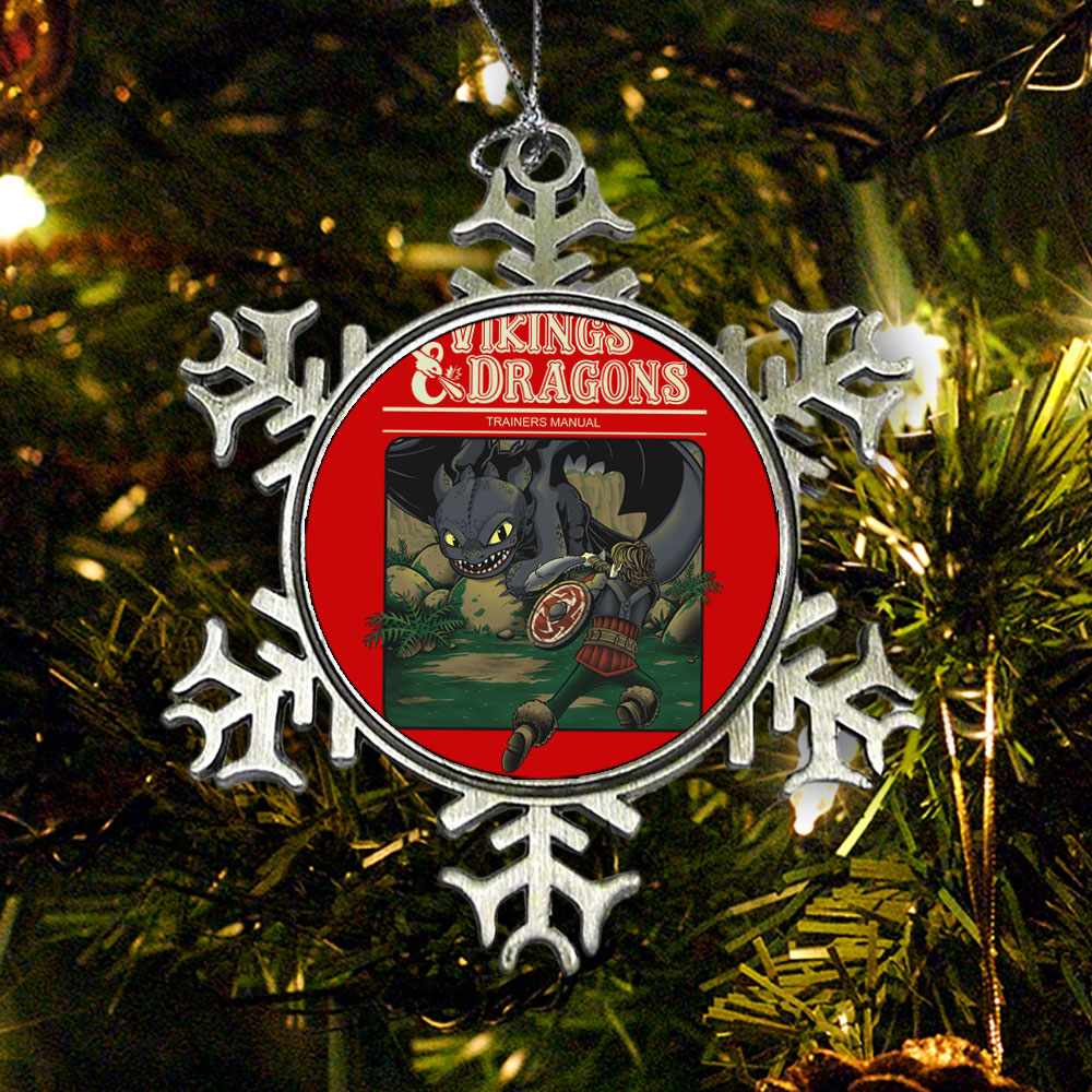 Vikings and Dragons - Ornament