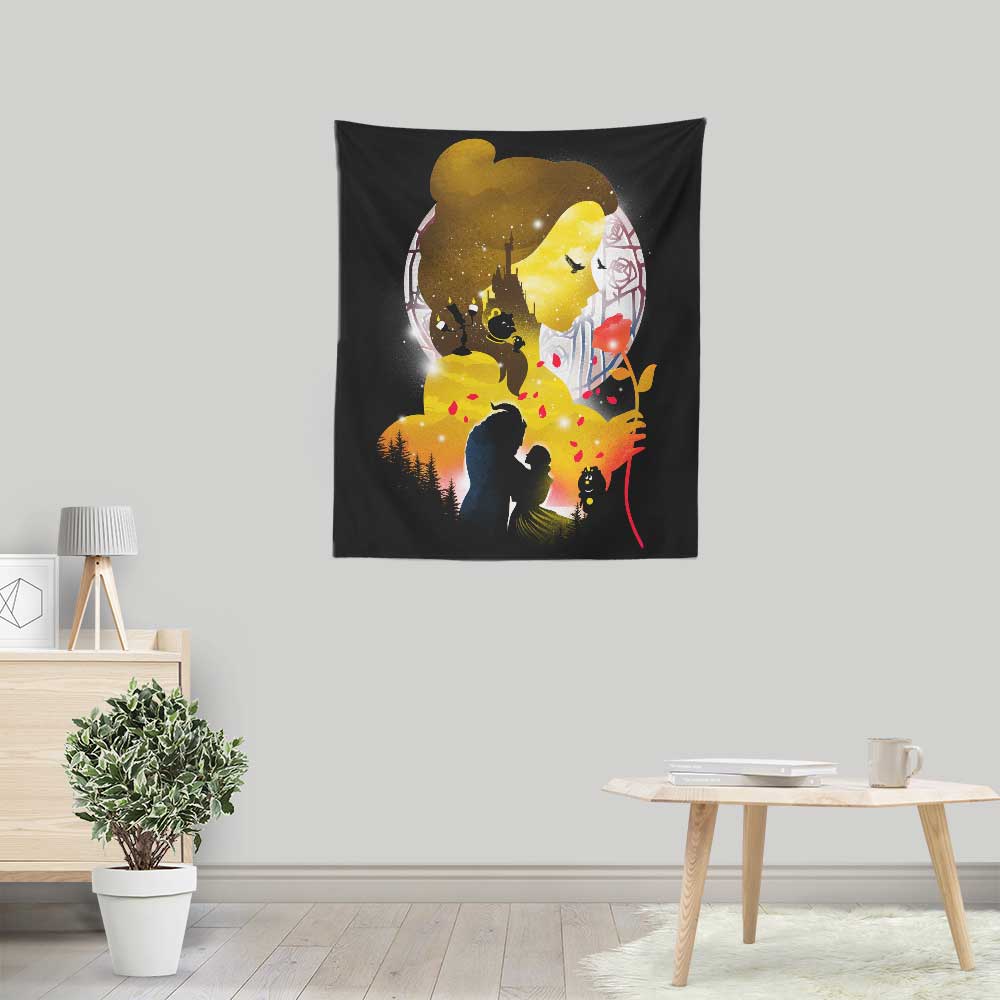 Village Princess Silhouette - Wall Tapestry