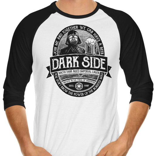 Vintage Dark Side - 3/4 Sleeve Raglan T-Shirt