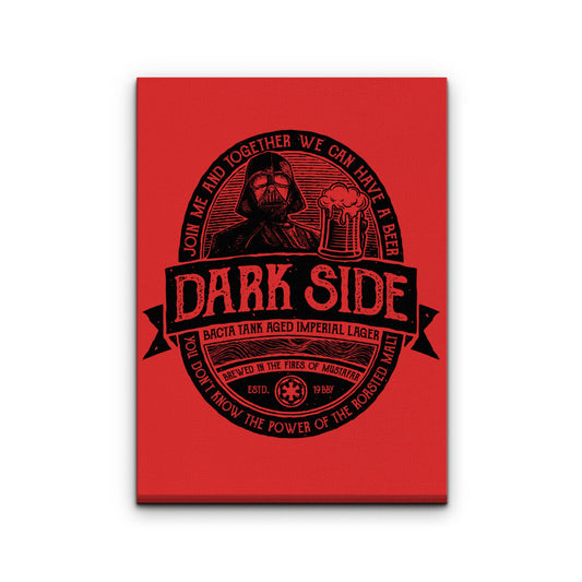 Vintage Dark Side - Canvas Print