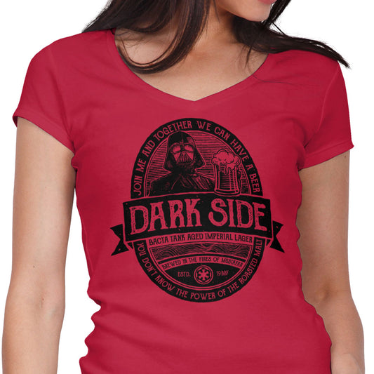 Vintage Dark Side - Women's V-Neck