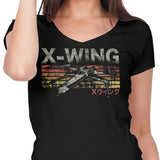 Vintage Fighter - Women's V-Neck