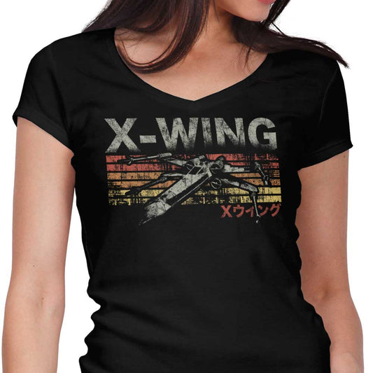 Vintage Fighter - Women's V-Neck