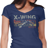 Vintage Fighter - Women's V-Neck