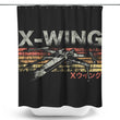 Vintage Fighter - Shower Curtain