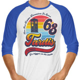 Vintage Time Machine - 3/4 Sleeve Raglan T-Shirt