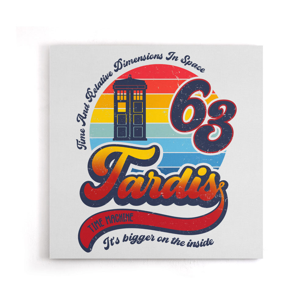 Vintage Time Machine - Canvas Print