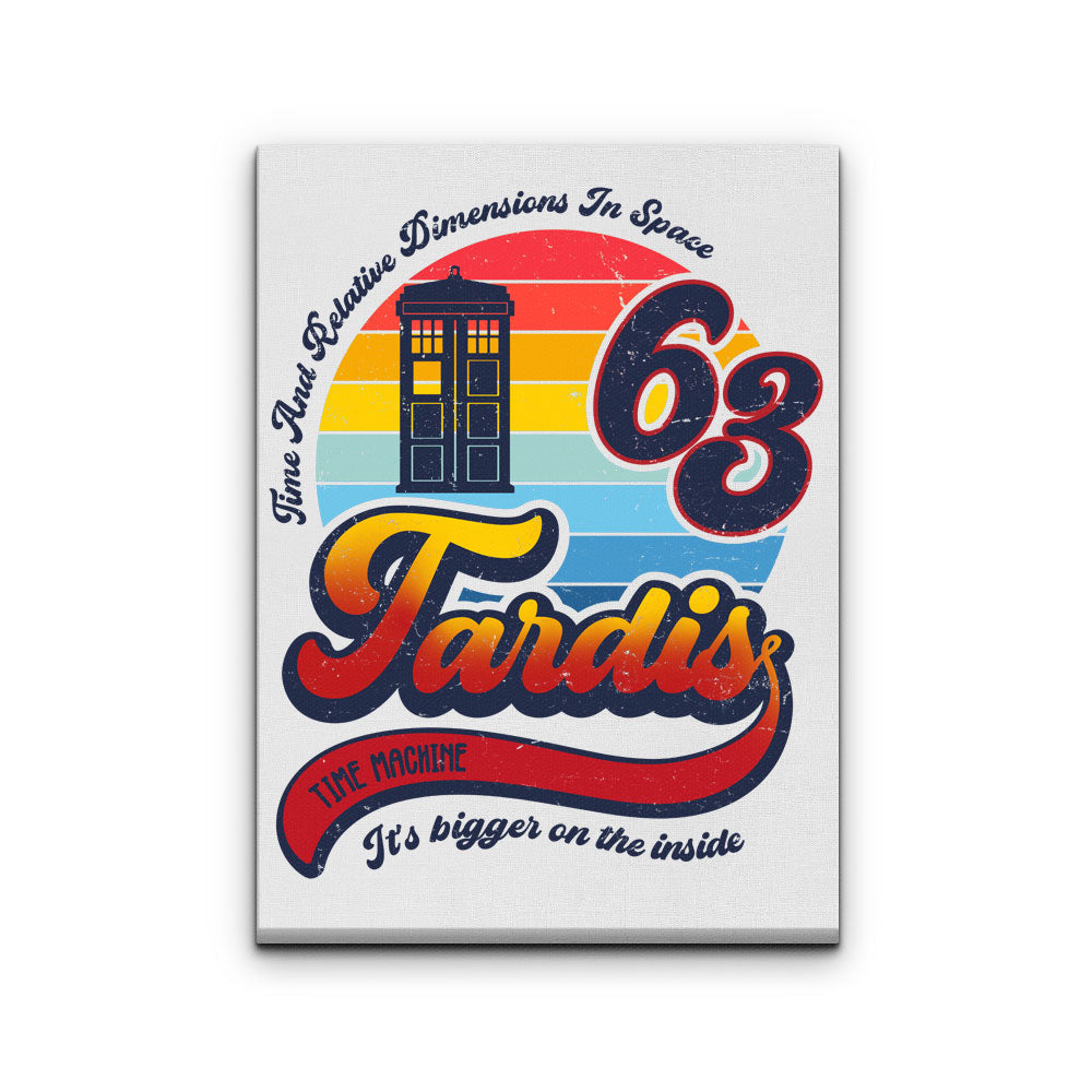 Vintage Time Machine - Canvas Print