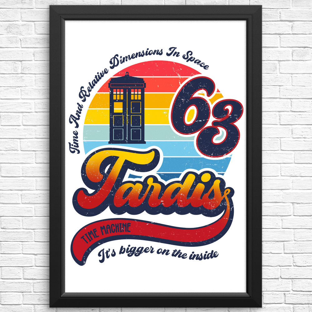 Time Machine Posts Vintage Time Machine - Posters & Prints – Once Upon a Tee