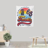 Vintage Time Machine - Wall Tapestry