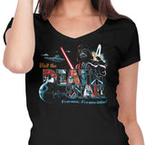 Visit a Space Station - Women's V-Neck