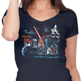 Visit a Space Station - Women's V-Neck