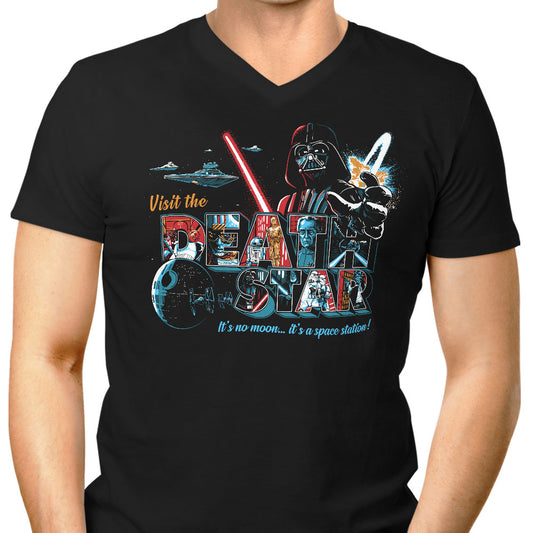 Visit a Space Station - Men's V-Neck