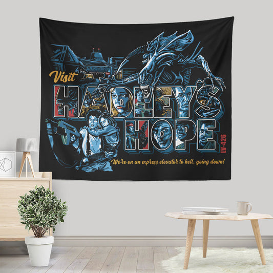 Visit Hadley's Hope - Wall Tapestry
