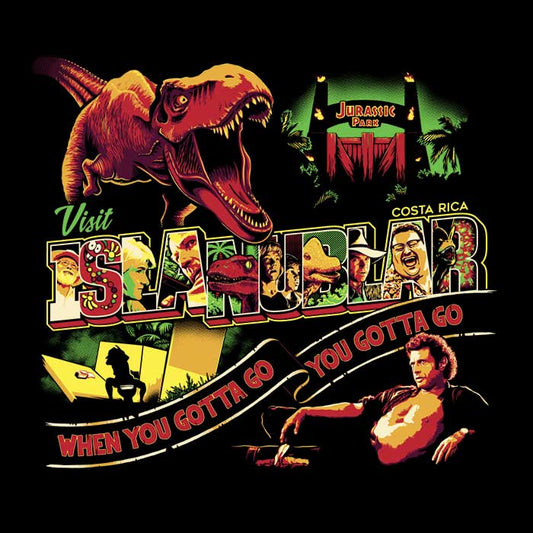 Visit Isla Nublar - Fleece Blanket