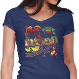 Visit Isla Nublar - Women's V-Neck