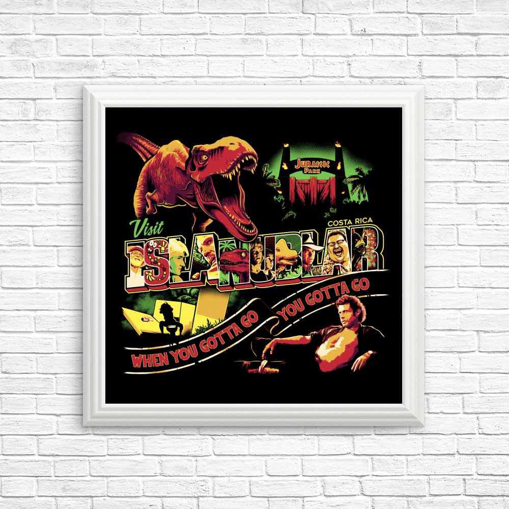 Visit Isla Nublar - Posters & Prints