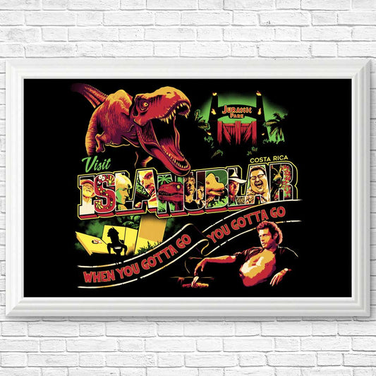 Visit Isla Nublar - Posters & Prints