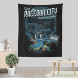 Visit Raccoon City - Wall Tapestry