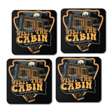 Visit the Cabin - Coasters