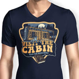 Visit the Cabin - Men's V-Neck
