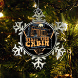 Visit the Cabin - Ornament