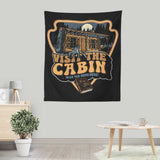 Visit the Cabin - Wall Tapestry
