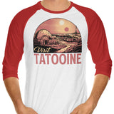 Visit the Twin Suns - 3/4 Sleeve Raglan T-Shirt