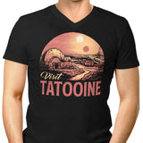 Visit the Twin Suns - Men's V-Neck