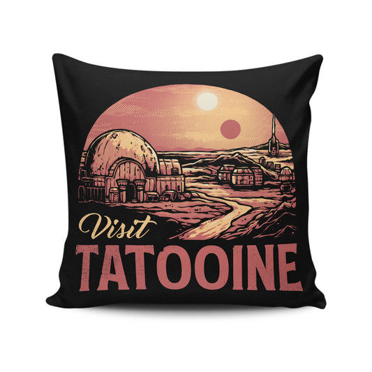 Visit the Twin Suns - Throw Pillow
