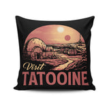 Visit the Twin Suns - Throw Pillow