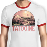 Visit the Twin Suns - Ringer T-Shirt