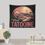 Visit the Twin Suns - Wall Tapestry