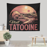 Visit the Twin Suns - Wall Tapestry
