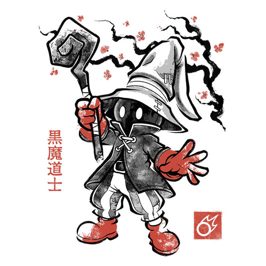 Void Caster Sumi-e - Shower Curtain